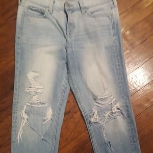 Hollister boyfriend fit ankle jeans size 5